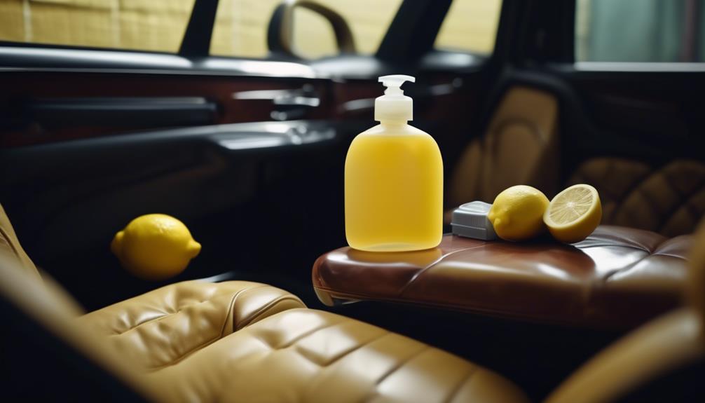 natural methods for cleaning vehicle upholstery